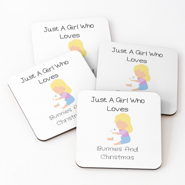 Item preview, Just A Girl Who Loves Bunny,Just A Girl Who Loves Bunnies And Christmas Bunny Lover Rabbit Gift For Women designed and sold by piskwi.