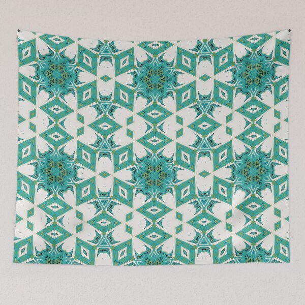 Item preview, Teal Appeal 2 Surface Pattern Artist Jenny Meehan  designed and sold by Jenny Meehan Art Prints and Patterns  .