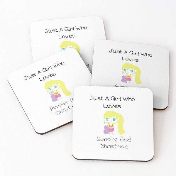 Item preview, Just A Girl Who Loves Bunny,Just A Girl Who Loves Bunnies And Christmas Bunny Lover Rabbit Gift For Women designed and sold by piskwi.