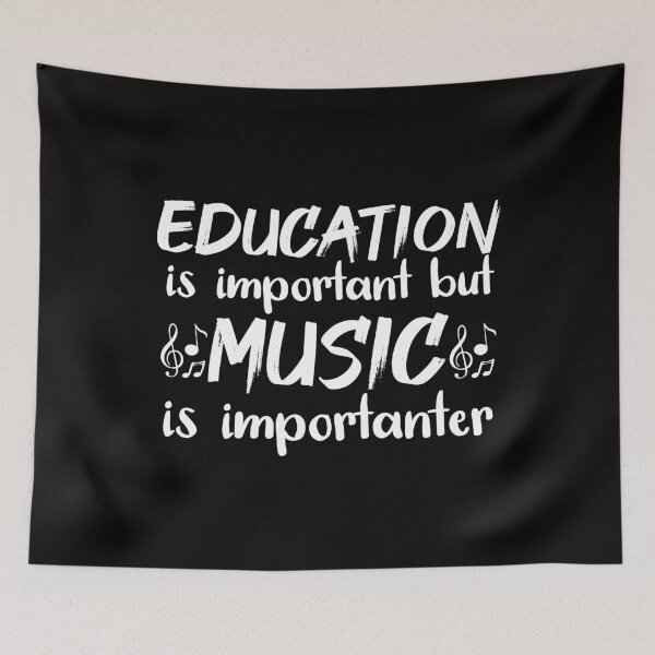 Item preview, Education Is Important But Music Is Importanter designed and sold by jacks-tees.