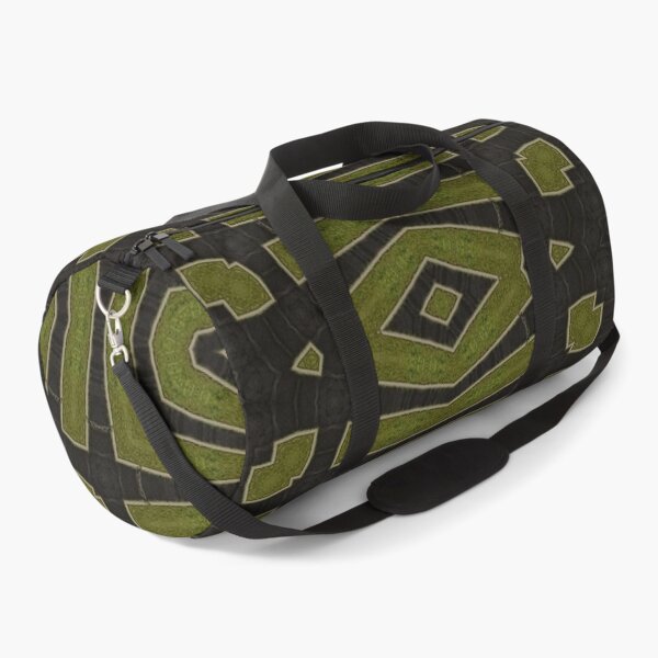 Item preview, Colorama geometric pattern khaki green designed and sold by Joie-et-Poesie.