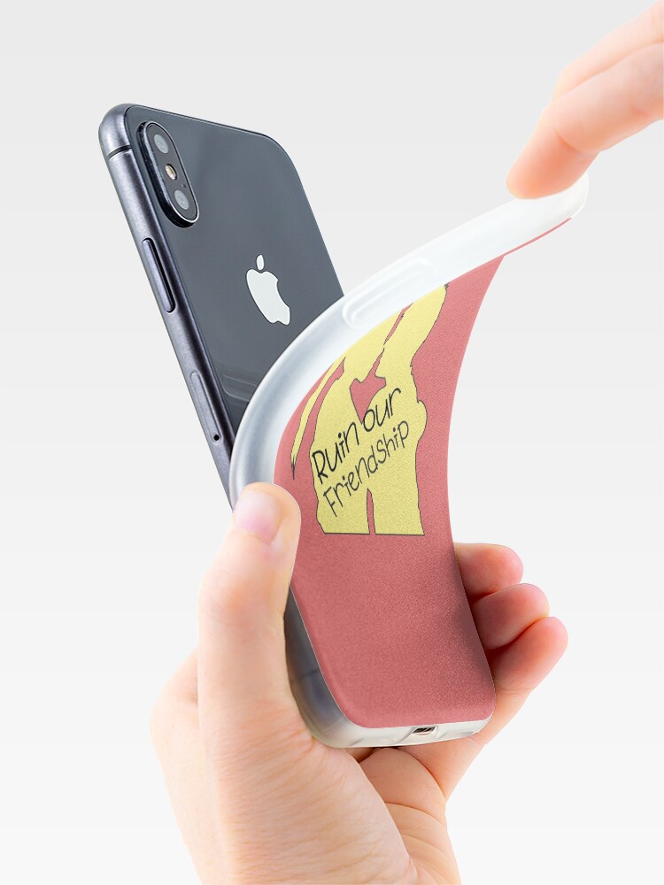Alternate view of Ruin our friendship trend tiktok 2020 iPhone Case & Cover
