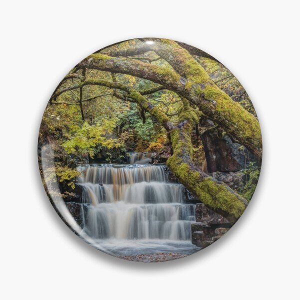 Item preview, Beautiful Autumn Waterfall river designed and sold by HaleyRedshaw.