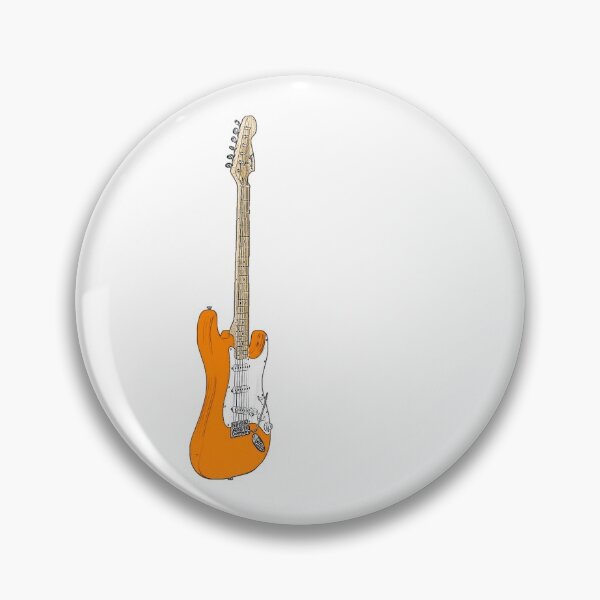 Item preview, Electric Guitar Sketch Orange designed and sold by ghzdickinson.
