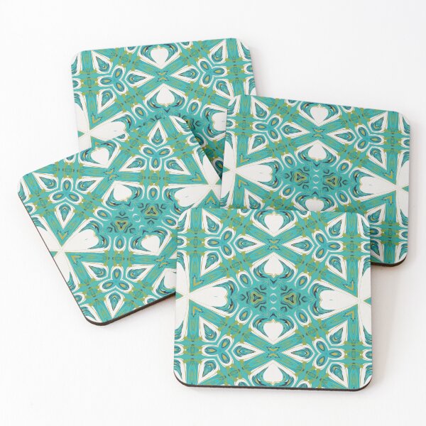 Item preview, Teal Appeal 3 Surface Pattern Artist Jenny Meehan  designed and sold by Jenny Meehan Art Prints and Patterns  .