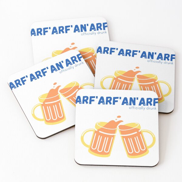 Item preview, Funny Arf'arf'an'arf Offically Drunk designed and sold by Style-November.