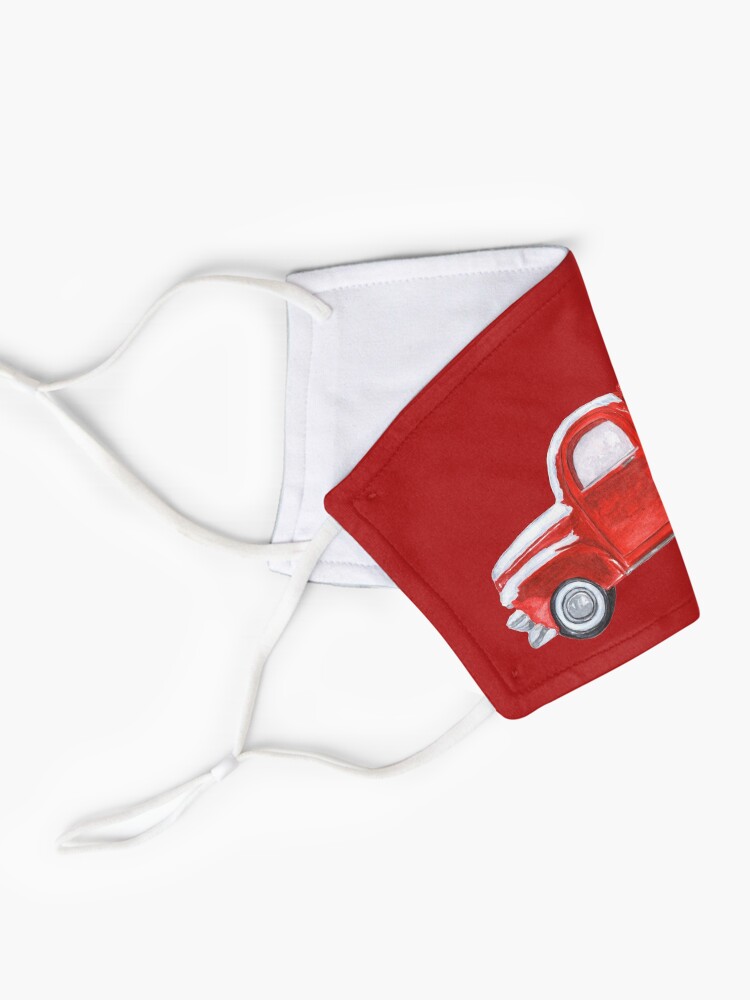 Alternate view of Vintage Red Truck Christmas Tree Mask