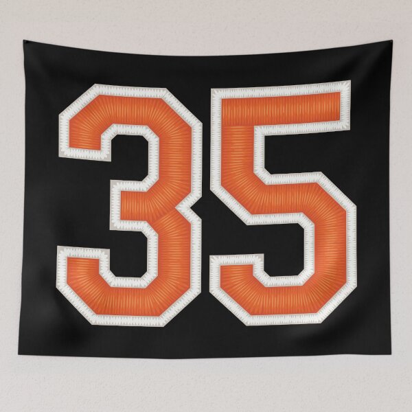 Item preview, Sports Number 35 Jersey thirty-five Orange designed and sold by elhefe.