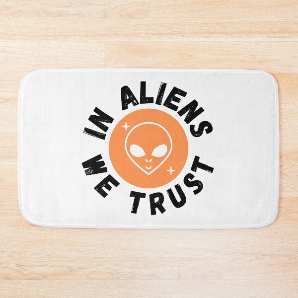 Item preview, In Aliens We Trust Funny Alien Gift designed and sold by Nathalie Aynié.