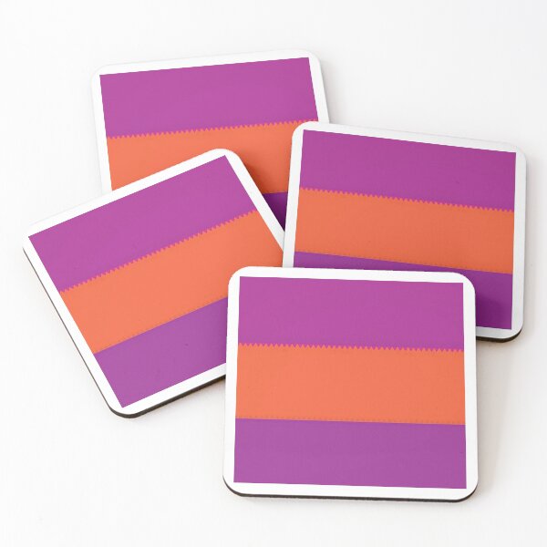 Item preview, Purple and orange stripes designed and sold by tetibright.
