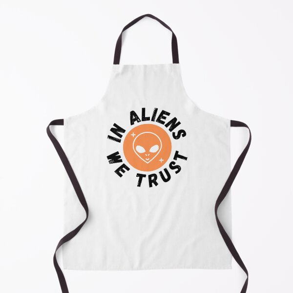 Item preview, In Aliens We Trust Funny Alien Gift designed and sold by Nathalie Aynié.