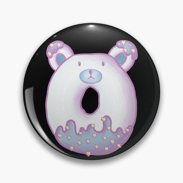 Item preview, Donut polar bear (black) designed and sold by ibyrd-7.