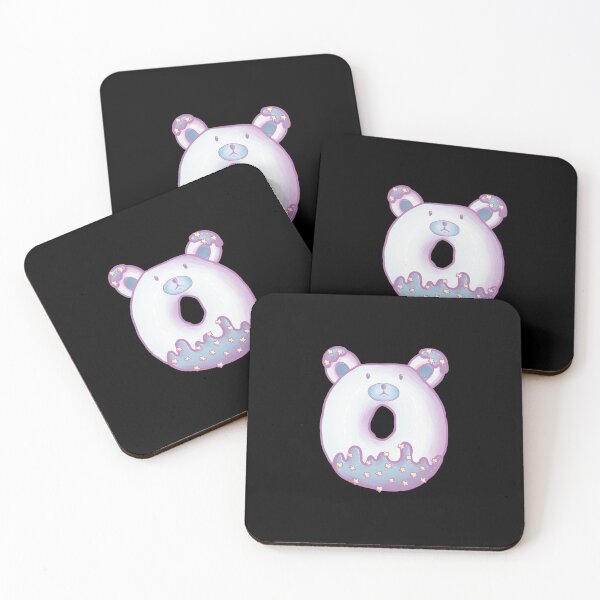 Item preview, Donut polar bear (black) designed and sold by ibyrd-7.