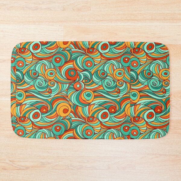 Item preview, paisleys, psychedelic art colors, colors, red, white, blue, purple, pink, soft, watercolors, pastels, summer, yellow, designed and sold by prteacool.