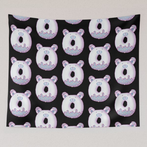 Item preview, Donut polar bear (black) designed and sold by ibyrd-7.