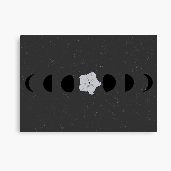 Aperçu de l'œuvre Phases de lune Moonflower créée et vendue par Twist and Shout.