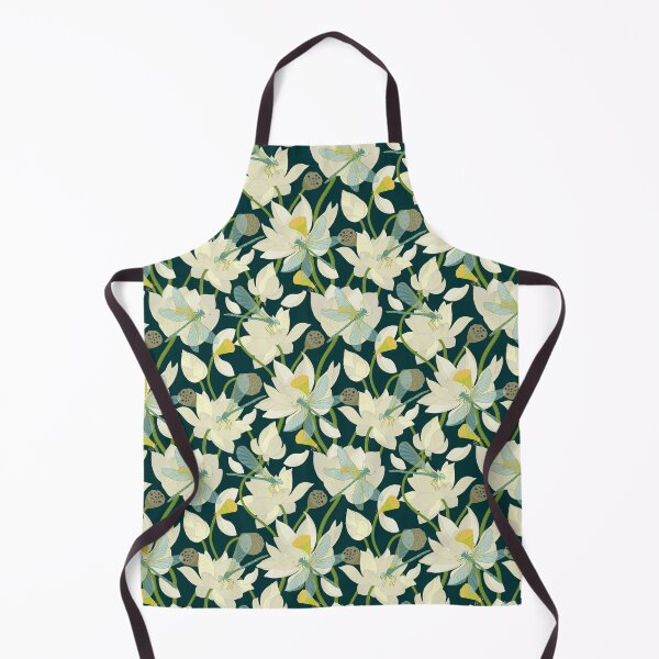 Item preview, Lotuses and dragonflies designed and sold by minyanna.