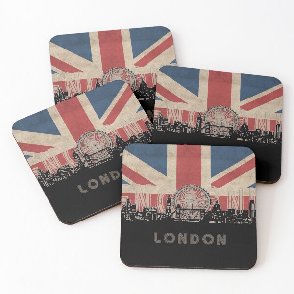 Item preview, london skyline flag designed and sold by BekimART2.
