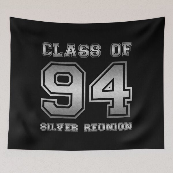 Item preview, Class of 94 1994 class reunion 25th silver reunion designed and sold by NaughtyGoose.