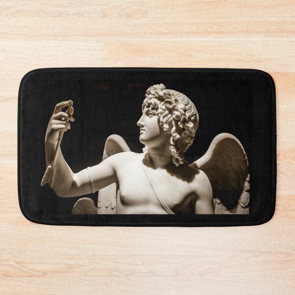 Item preview, Cupid Triumphant - Bertel Thorvaldsen, 1822 antique statue in marble symbol of Love designed and sold by Paolo Modena Photography    -   Fine Italian Art.