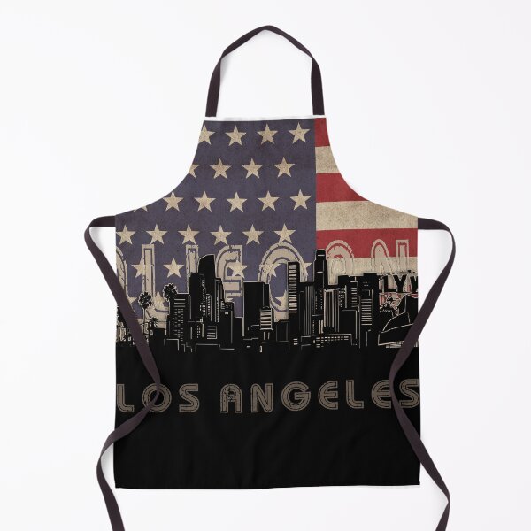 Item preview, los angeles skyline flag designed and sold by BekimART2.