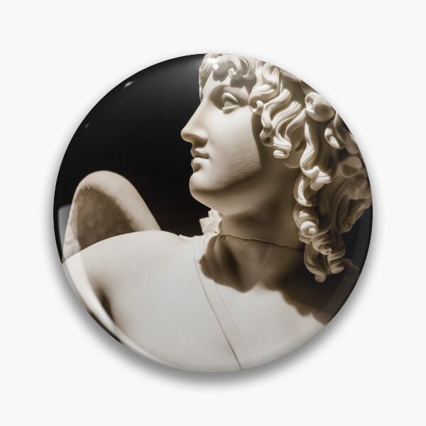 Item preview, Cupid Triumphant - Bertel Thorvaldsen, 1822 antique statue in marble symbol of Love designed and sold by Paolo Modena Photography    -   Fine Italian Art.