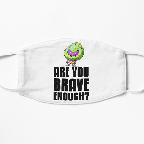 Artichoke Alien Are You Brave Enough? Foodietoon Superhero Planet 9 Flat Mask