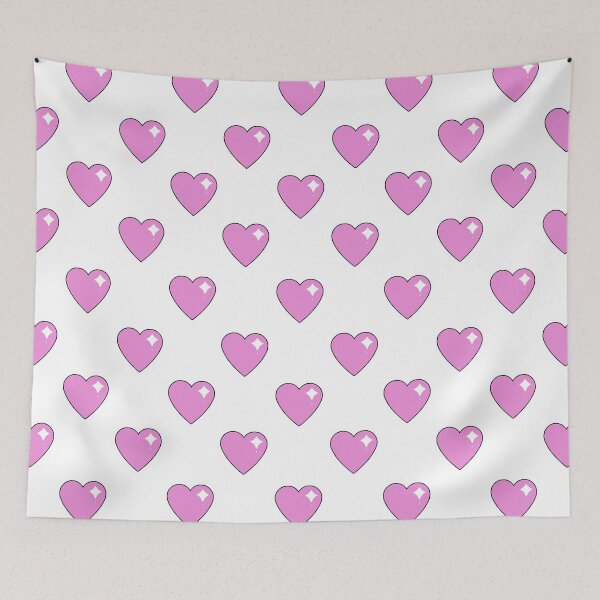 Item preview, Pink Shiny Hearts designed and sold by osikaia.
