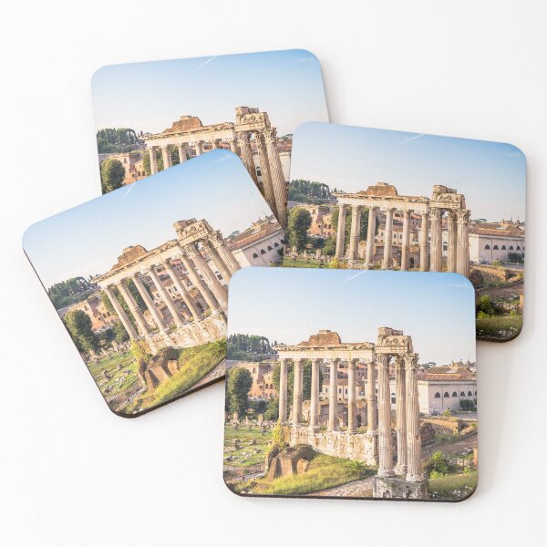 Item preview, Sunrise light with blue sky on Roman ancient architecture in Rome, Italy designed and sold by Paolo Modena Photography    -   Fine Italian Art.