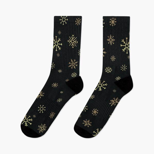 Item preview,  Christmas Snowflakes - Black and Gold Foil designed and sold by Carla Antillon.