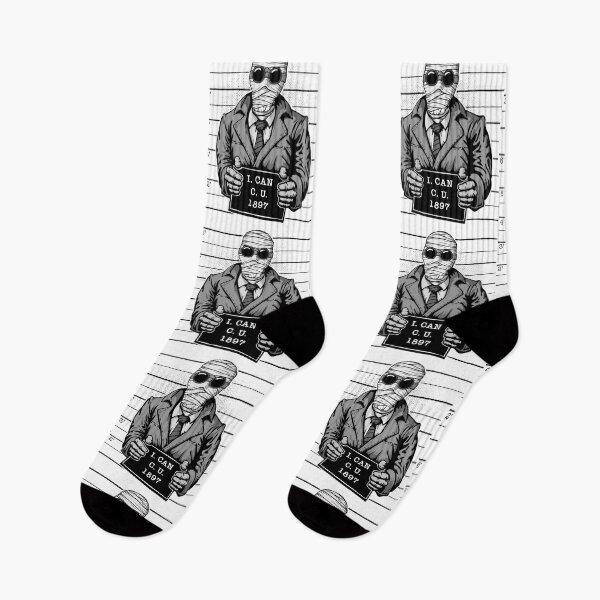 Item preview, Invisible Man Monster Mugshot designed and sold by GrandeDuc.