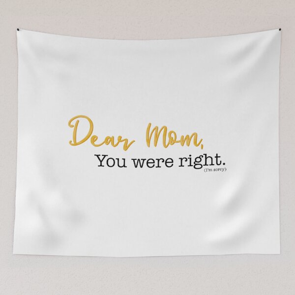 Item preview, Yellow Dear Mom designed and sold by Elle  Hazlett.