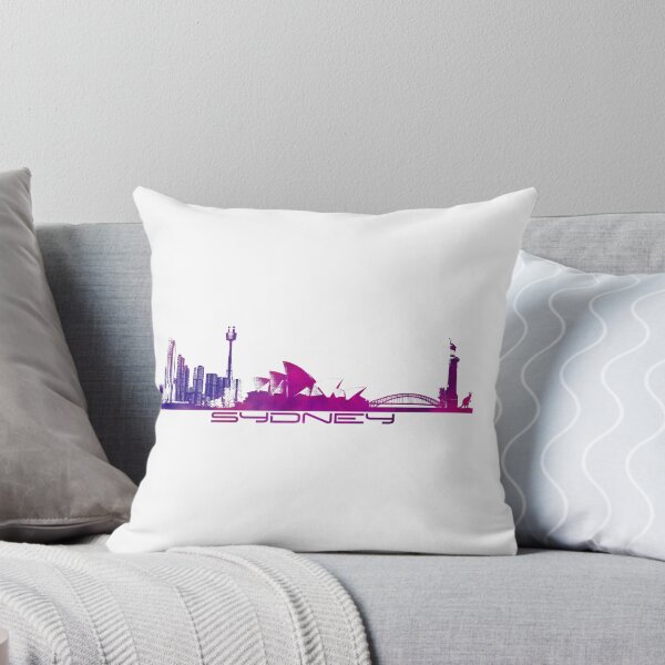 Artikelvorschau, Sydney-Skyline-Stadt lila entworfen und verkauft von JBJart.