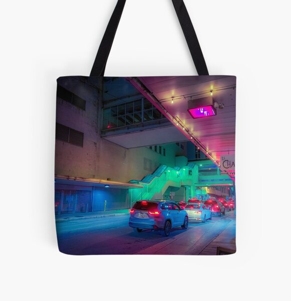 Anime Miami All Over Print Tote Bag
