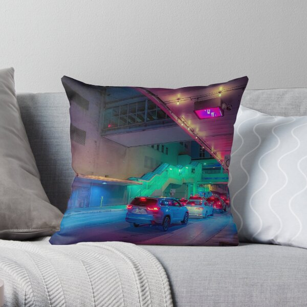 Anime Miami Throw Pillow