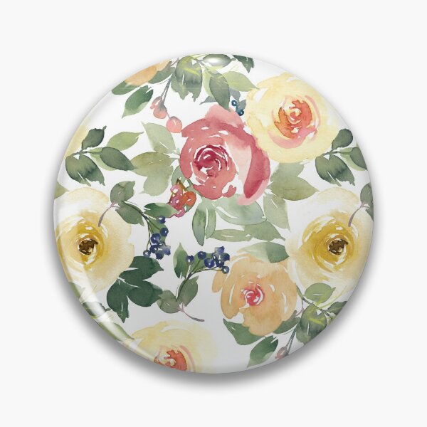 Item preview, Water color floral pattern designed and sold by sully-boutique.