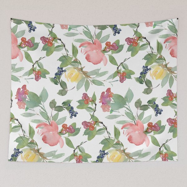 Item preview, Floral pattern water color designed and sold by sully-boutique.
