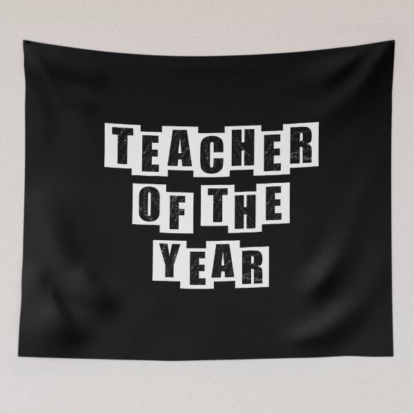 Item preview, Teacher of the Year - black designed and sold by BusyMonkeys.
