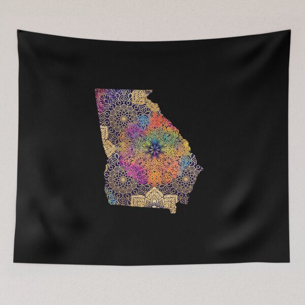 Item preview, Georgia  United States of America Mandala Map  designed and sold by labatchino10.