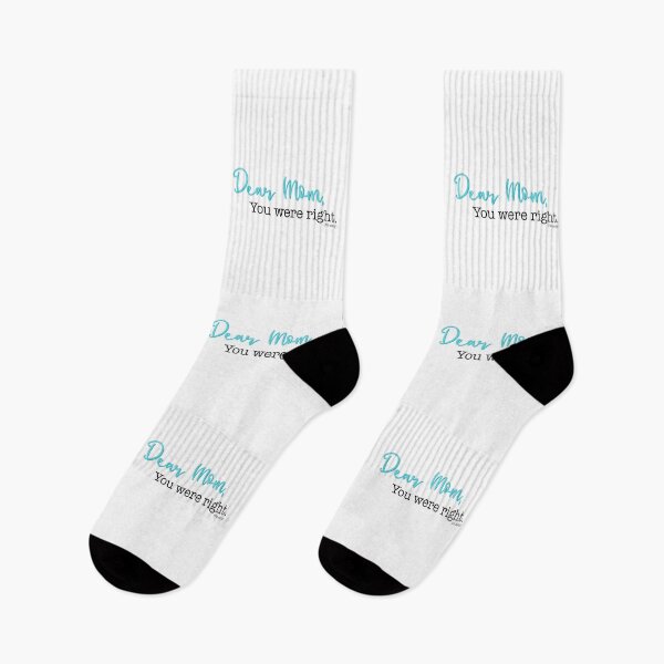 Item preview, Aqua Dear Mom designed and sold by Elle  Hazlett.