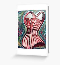 Corset Top Greeting Card