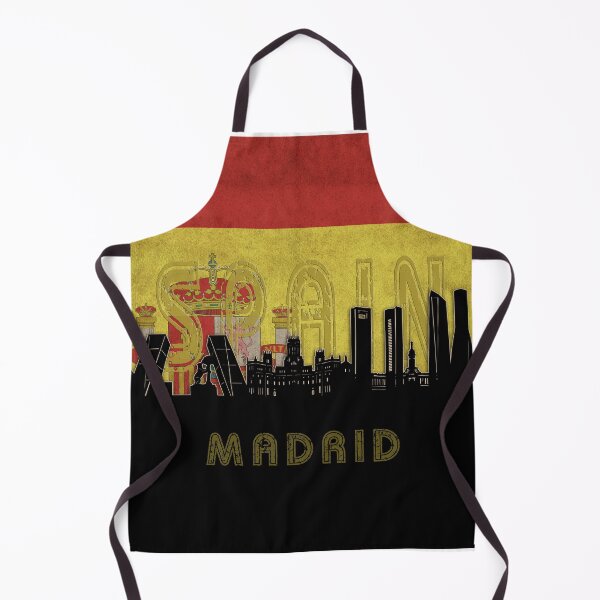 Item preview, madrid skyline flag designed and sold by BekimART2.