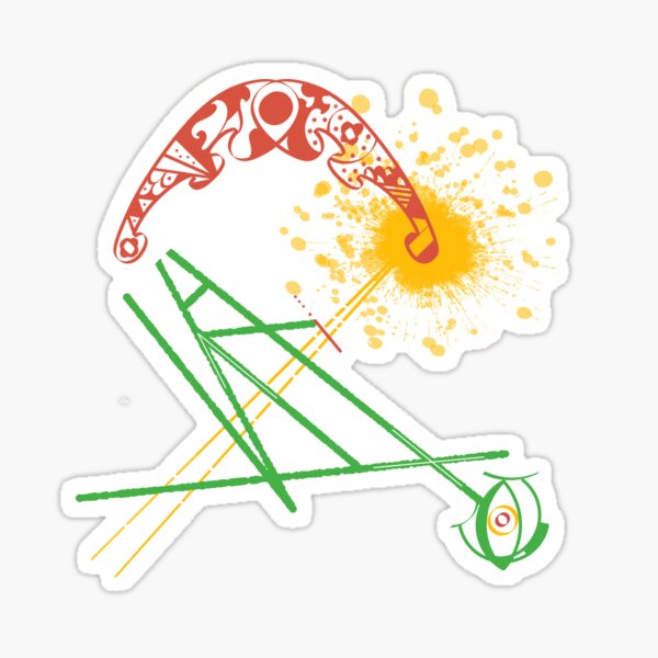 Sunny lines Sticker
