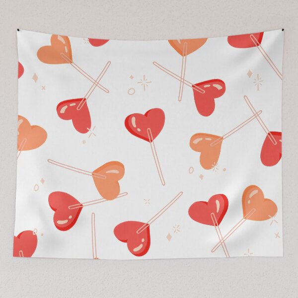 Item preview, Heart Lollipops - Peach Palette designed and sold by Cat Coquillette.