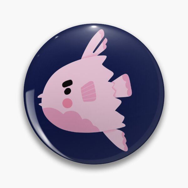 Item preview, Cute Mola Mola Sunfish Pink and Purple Monochromatic  designed and sold by TheRainbowRoom.