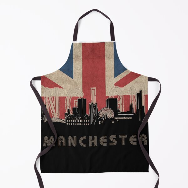 Item preview, manchester skyline flag designed and sold by BekimART2.