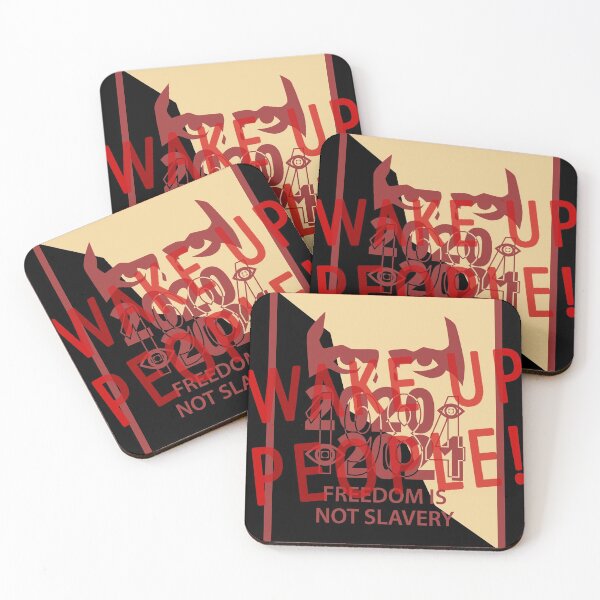 Item preview, 2020-2021 and 1984 Wake Up People (dark-red) designed and sold by tuzlay.