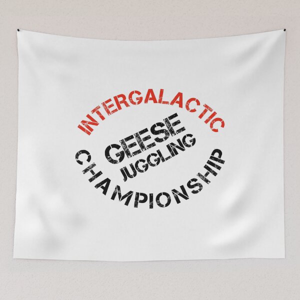 Item preview, Intergalactic Geese Juggling Championship shirt funny designed and sold by medbouk1.