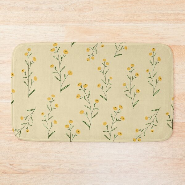 Item preview, afternoon whimsy_yellow flowers on cream designed and sold by quinnhopp.