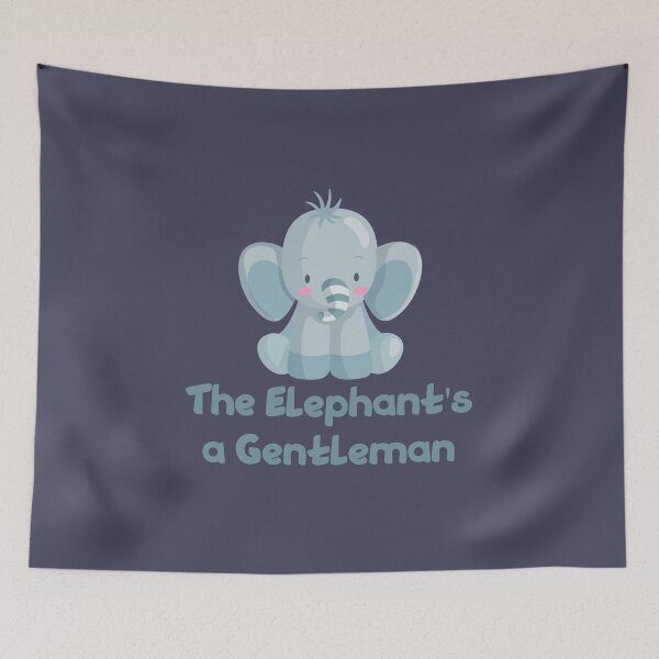 Item preview, The elephant's a gentleman,elephants lovers, Awesome Birthday gift for father, mother, sister, brother and friends designed and sold by abdelhak2005.